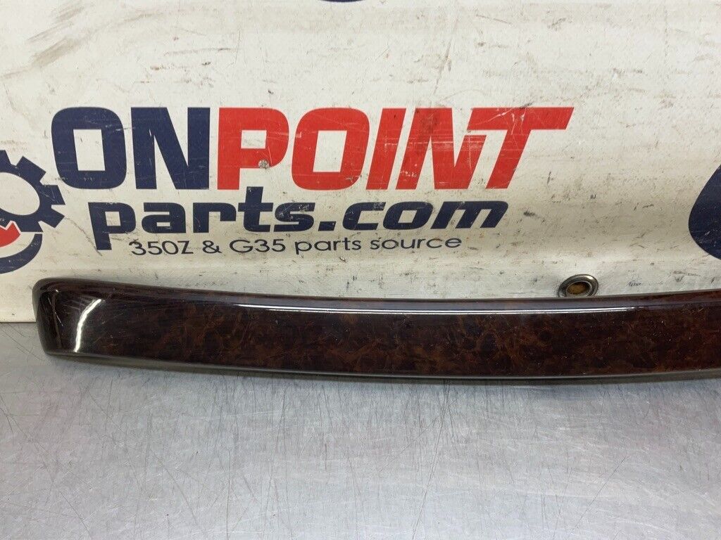 2007 BMW E92 328xi Driver Left Rear Wood Grain Trim OEM 13BCSFA - On Point Parts Inc