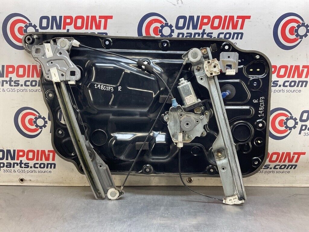 2007 Infiniti V35 G35 Passenger Right Window Regulator Assembly OEM 14BCZF3 - On Point Parts Inc