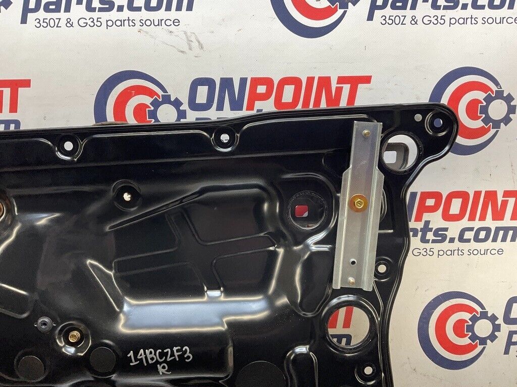 2007 Infiniti V35 G35 Passenger Right Window Regulator Assembly OEM 14BCZF3 - On Point Parts Inc