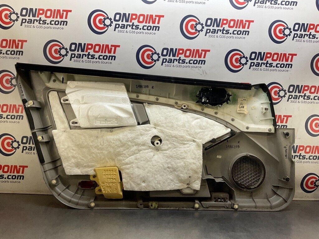 2007 Infiniti V35 G35 Passenger Right Door Panel with Door Handle OEM 14BCZF8 - On Point Parts Inc