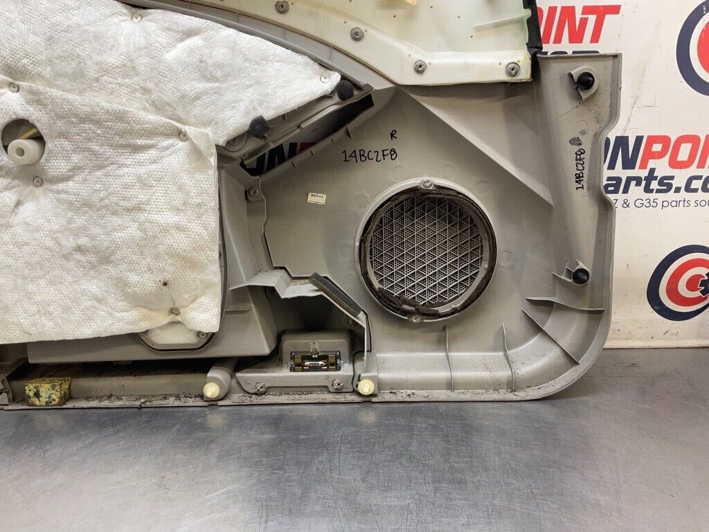 2007 Infiniti V35 G35 Passenger Right Door Panel with Door Handle OEM 14BCZF8 - On Point Parts Inc