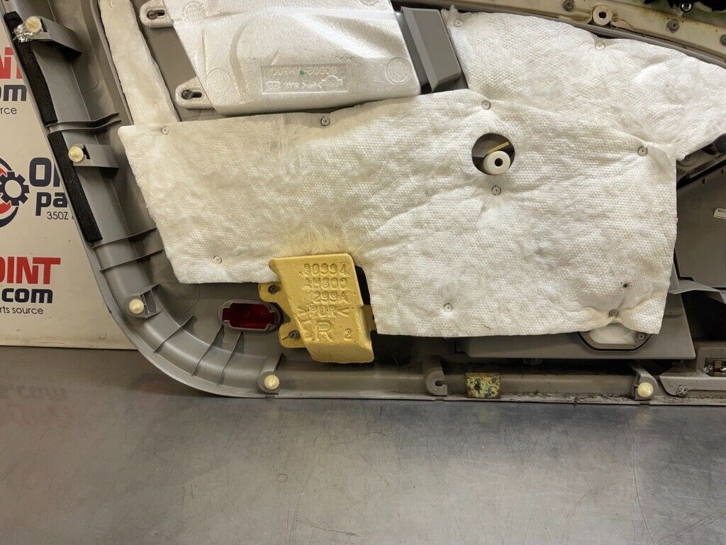 2007 Infiniti V35 G35 Passenger Right Door Panel with Door Handle OEM 14BCZF8 - On Point Parts Inc