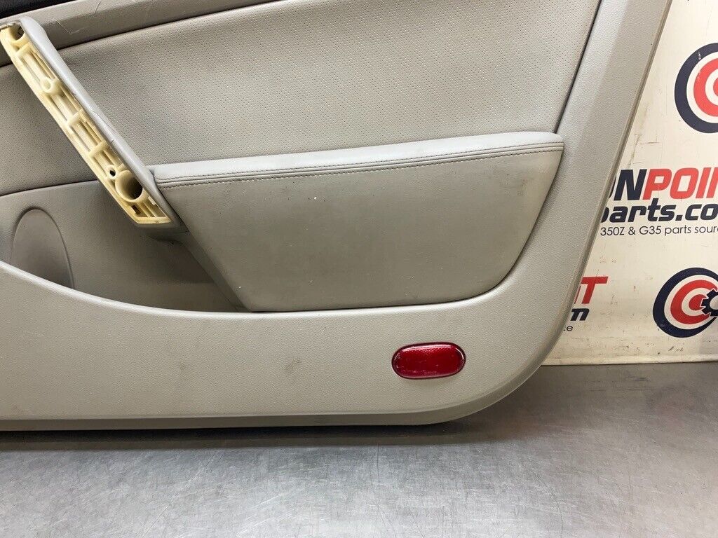 2007 Infiniti V35 G35 Passenger Right Door Panel with Door Handle OEM 14BCZF8 - On Point Parts Inc