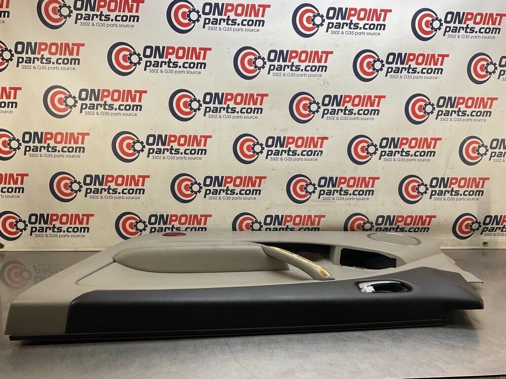 2007 Infiniti V35 G35 Passenger Right Door Panel with Door Handle OEM 14BCZF8 - On Point Parts Inc