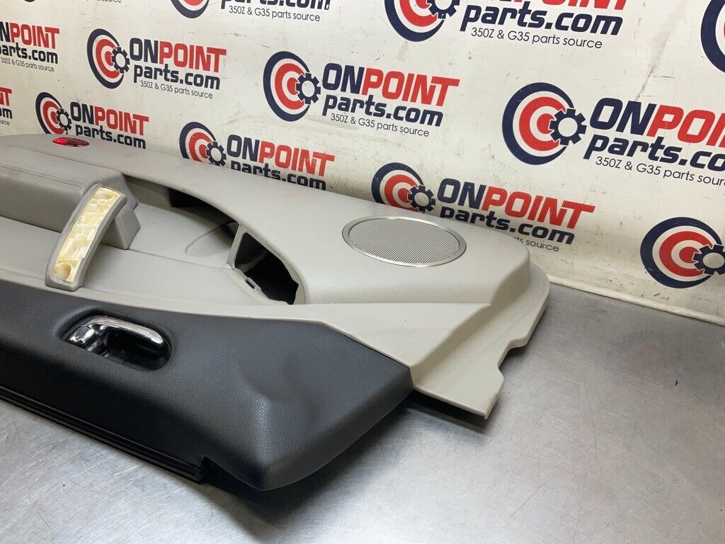 2007 Infiniti V35 G35 Passenger Right Door Panel with Door Handle OEM 14BCZF8 - On Point Parts Inc