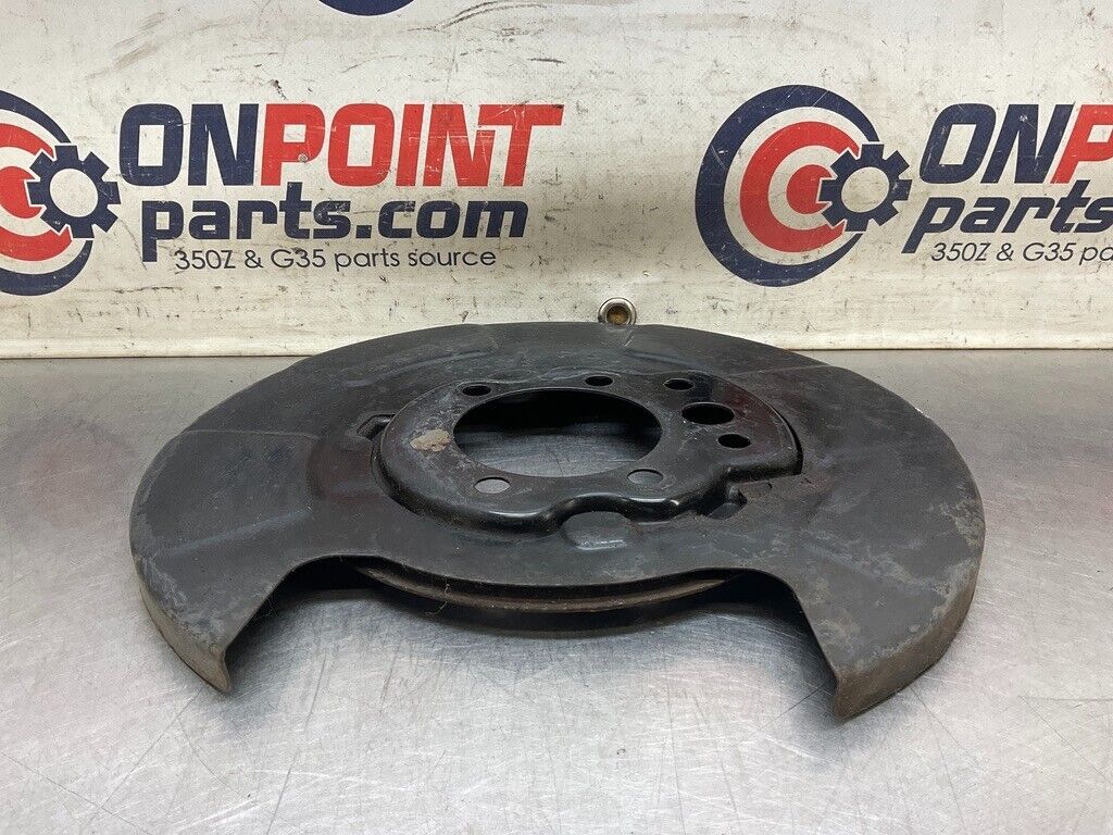 2007 Infiniti V35 G35 Passenger Right Rear Brake Dust Shield Cover OEM 14BCZFK - On Point Parts Inc