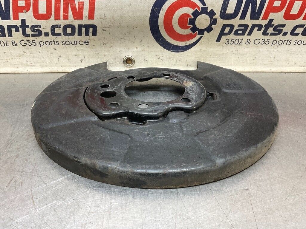 2007 Infiniti V35 G35 Passenger Right Rear Brake Dust Shield Cover OEM 14BCZFK - On Point Parts Inc