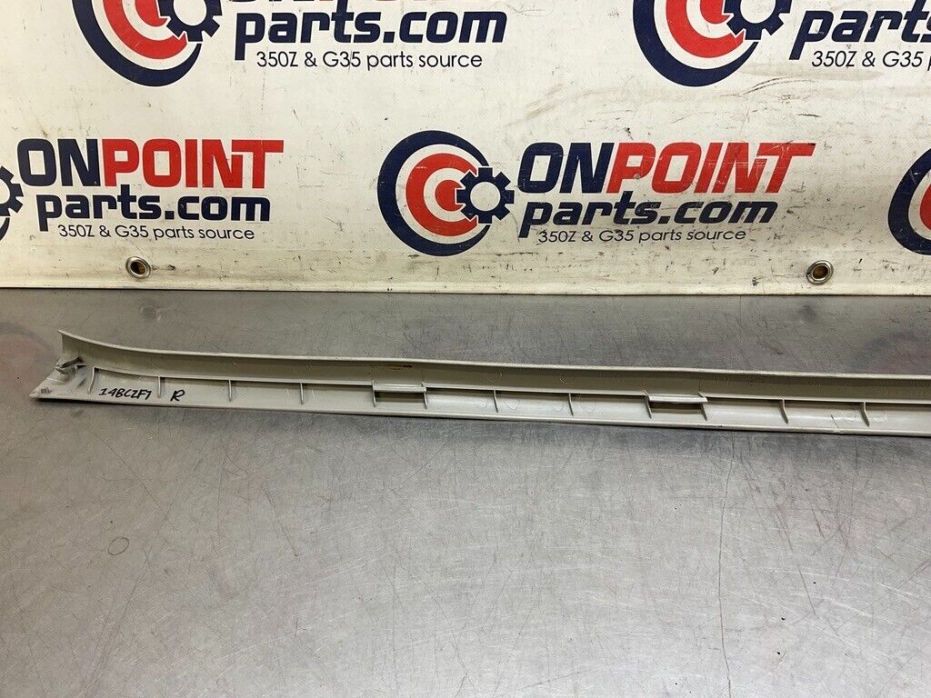 2007 Infiniti V35 G35 Passenger Right Door Threshold Sill Trim OEM 14BCZF7 - On Point Parts Inc