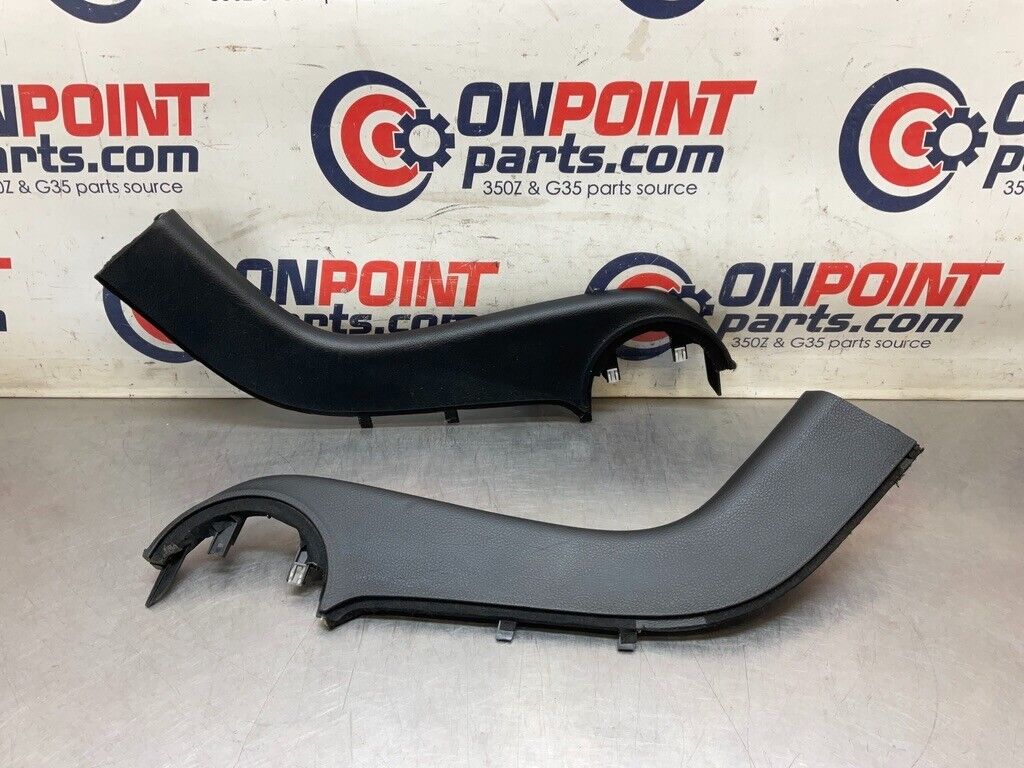 2007 Infiniti V35 G35 Center Console Side Trim Panels OEM 14BCZFE - On Point Parts Inc