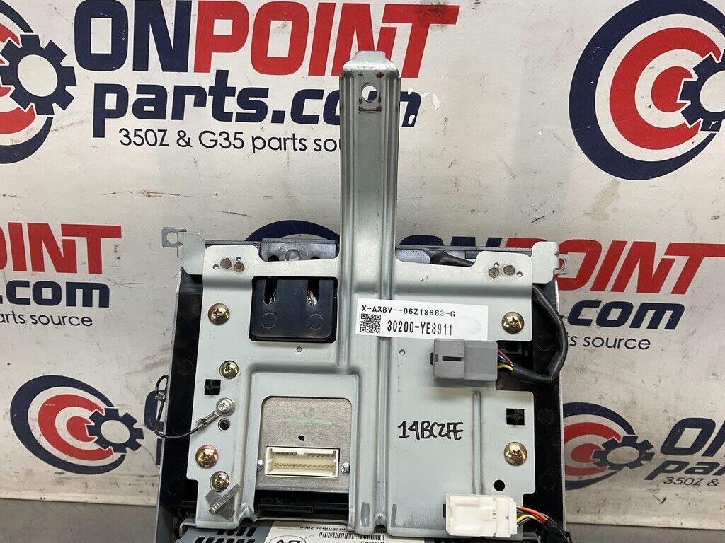 2007 Infiniti V35 G35 Radio NAV Head Unit with Climate Controls OEM 14BCZFE - On Point Parts Inc