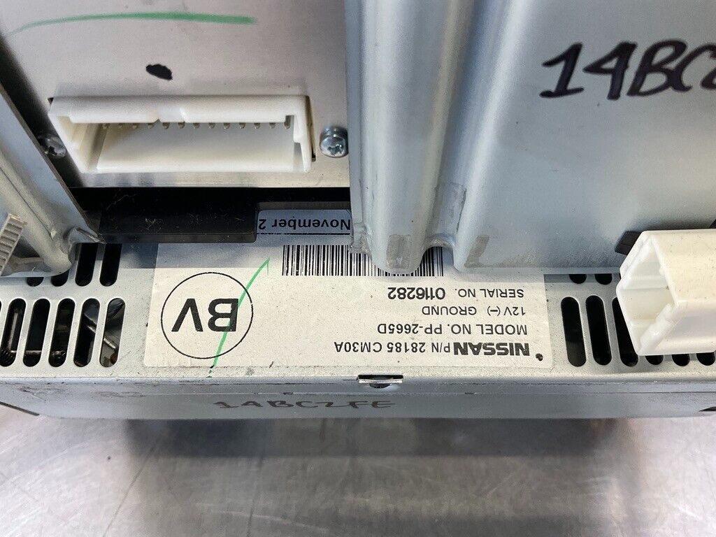 2007 Infiniti V35 G35 Radio NAV Head Unit with Climate Controls OEM 14BCZFE - On Point Parts Inc