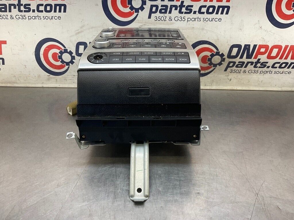 2007 Infiniti V35 G35 Radio NAV Head Unit with Climate Controls OEM 14BCZFE - On Point Parts Inc