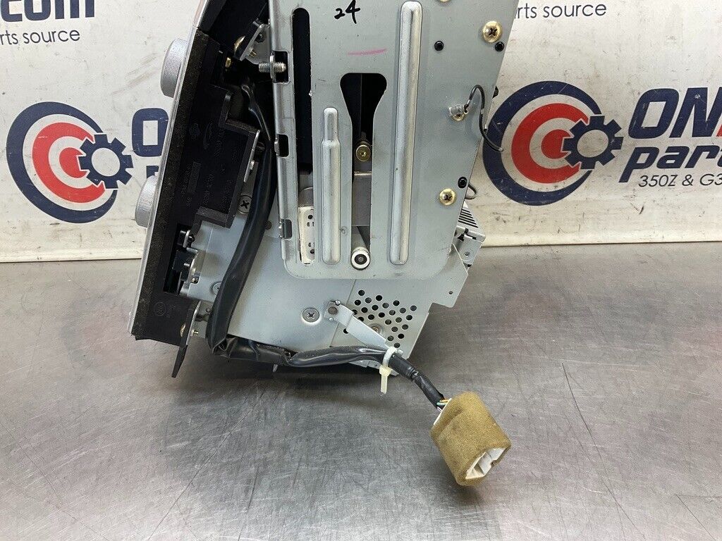 2007 Infiniti V35 G35 Radio NAV Head Unit with Climate Controls OEM 14BCZFE - On Point Parts Inc