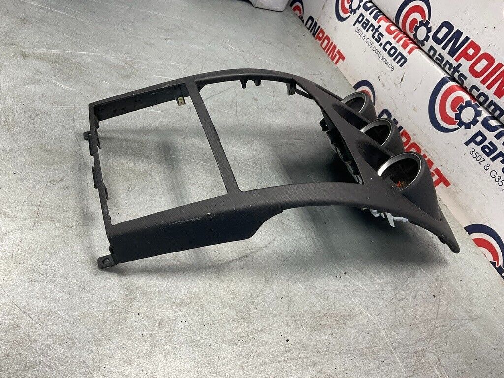 2005 Nissan Z33 350Z Center Dash Bezel Trim Oil Volts Gauges OEM 15BDBFC - On Point Parts Inc