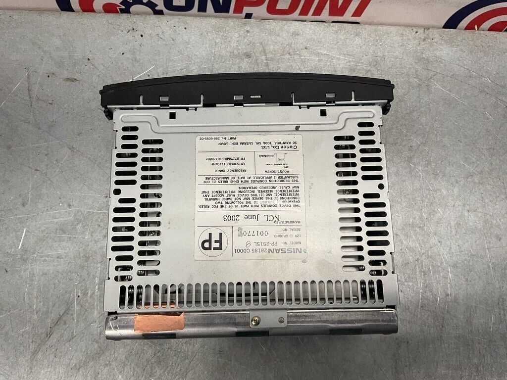 2005 Nissan Z33 350Z CD Radio Player Head Unit OEM 15BDBFC - On Point Parts Inc