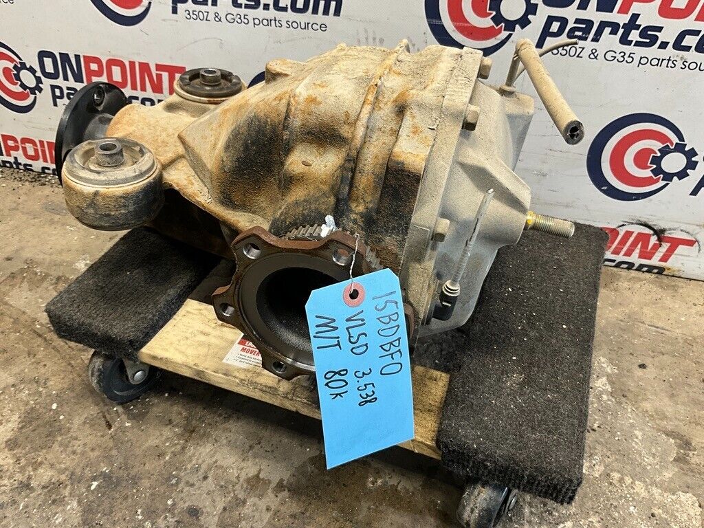 2005 Nissan Z33 350Z VLSD Differential 3.538 MT 80k OEM 15BDBF0 - On Point Parts Inc