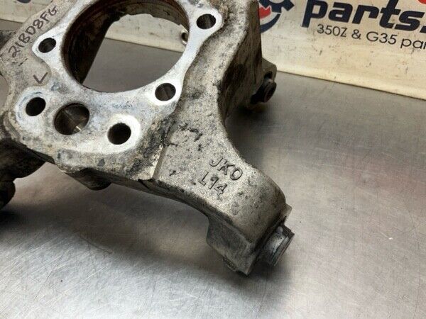 2008 Infiniti V36 G37 Rear Driver Suspension Knuckle Axle Housing Oem 21Bd8Fg - On Point Parts Inc