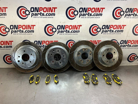 2004 Nissan Z33 350Z Ebc Yellowstuff Brake Pads Drilled Slotted Rotors 25Bdqfk - On Point Parts Inc