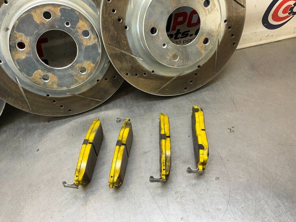 2004 Nissan Z33 350Z Ebc Yellowstuff Brake Pads Drilled Slotted Rotors 25Bdqfk - On Point Parts Inc