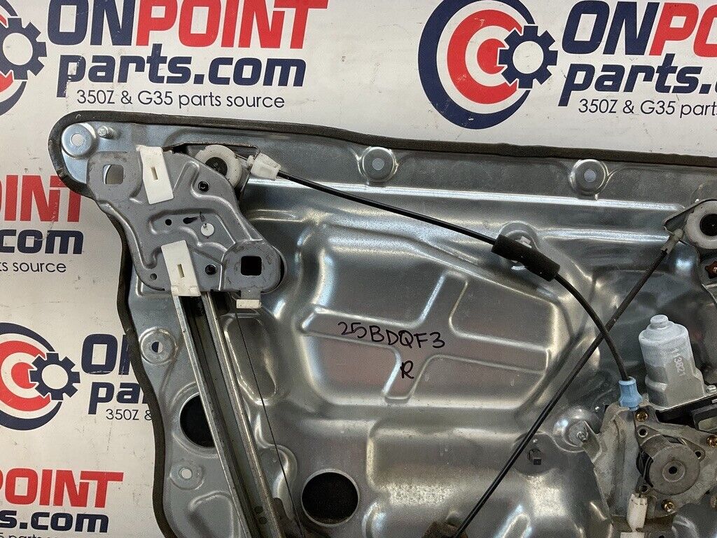 2004 Nissan Z33 350Z Passenger Right Window Regulator Motor Oem 25Bdqf3 - On Point Parts Inc