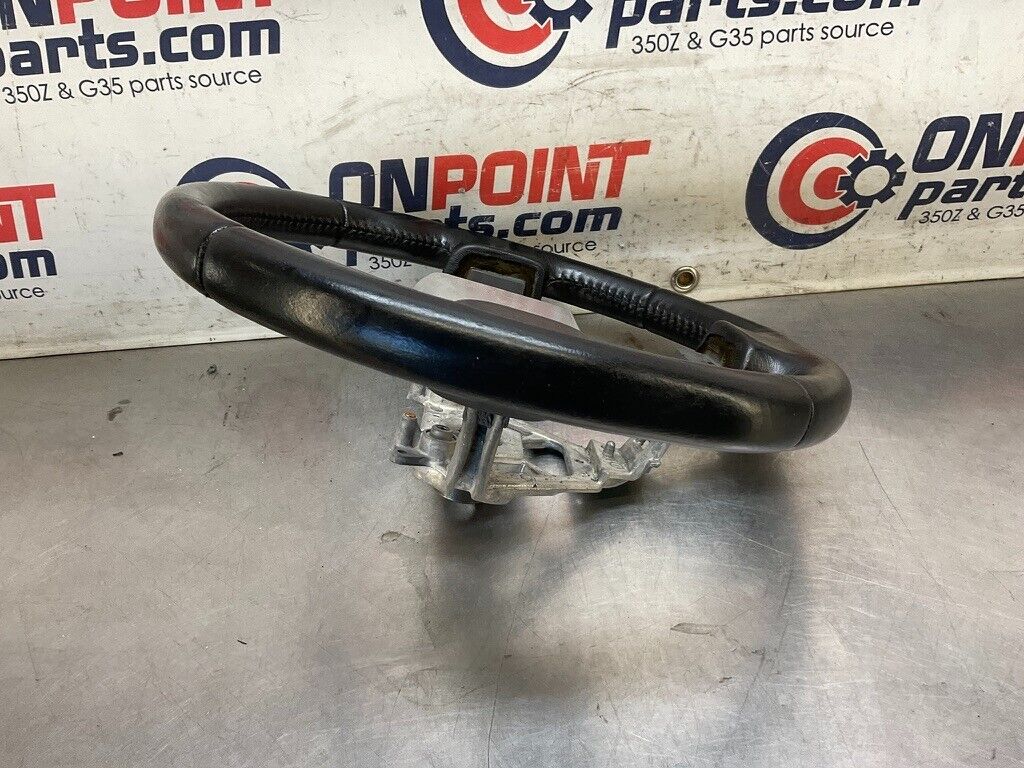 2004 Nissan Z33 350Z Leather Steering Wheel with Trim Cover Oem 25Bdqfg - On Point Parts Inc