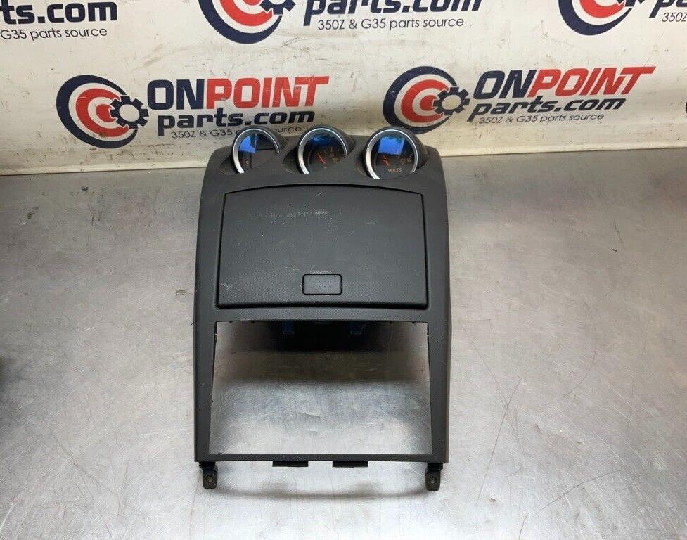 2004 Nissan Z33 350Z Center Dash Cubby Bezel With Gauges Oem 25Bdqfc - On Point Parts Inc