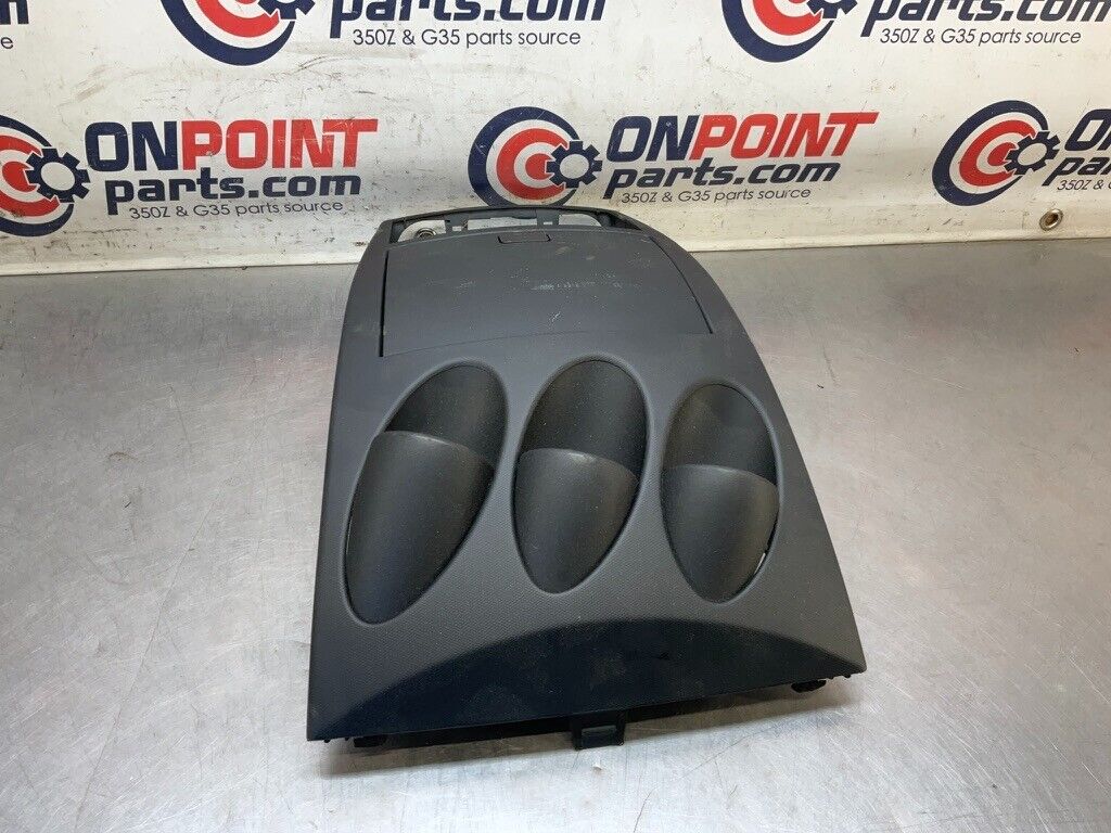 2004 Nissan Z33 350Z Center Dash Cubby Bezel With Gauges Oem 25Bdqfc - On Point Parts Inc