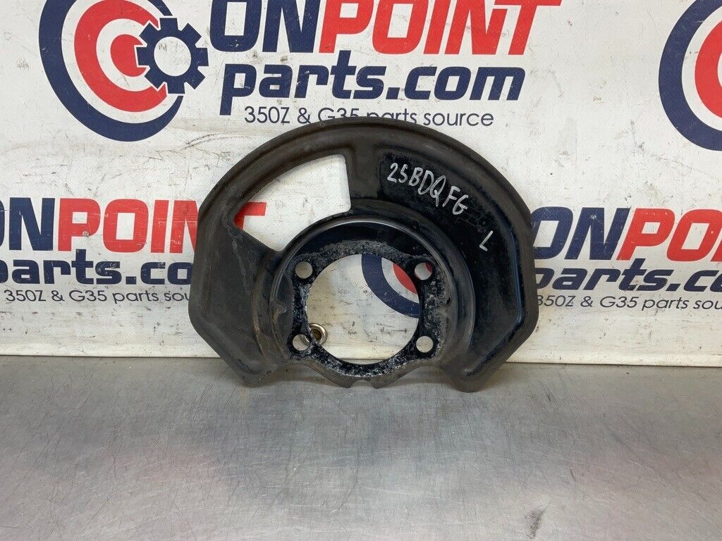 2004 Nissan Z33 350Z Driver Left Front Brake Dust Cover Oem 25Bdqfg - On Point Parts Inc