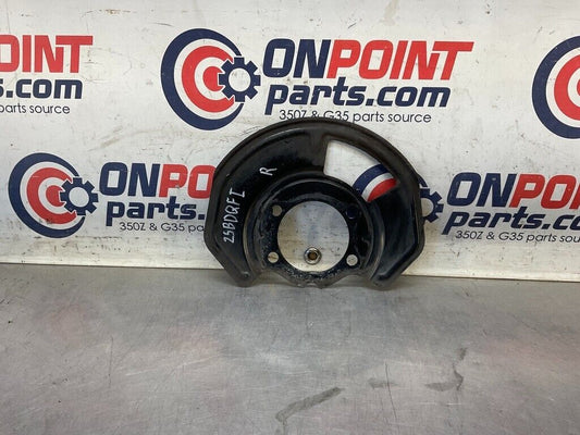 2004 Nissan Z33 350Z Passenger Right Front Brake Dust Cover Oem 25Bdqfi - On Point Parts Inc