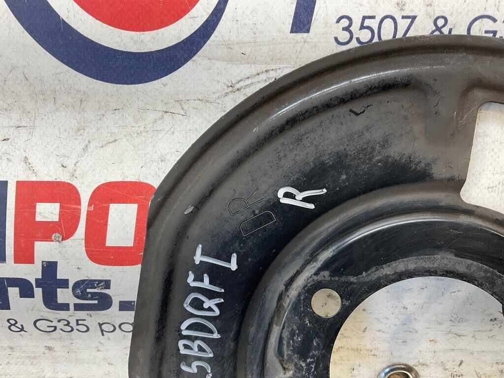 2004 Nissan Z33 350Z Passenger Right Front Brake Dust Cover Oem 25Bdqfi - On Point Parts Inc