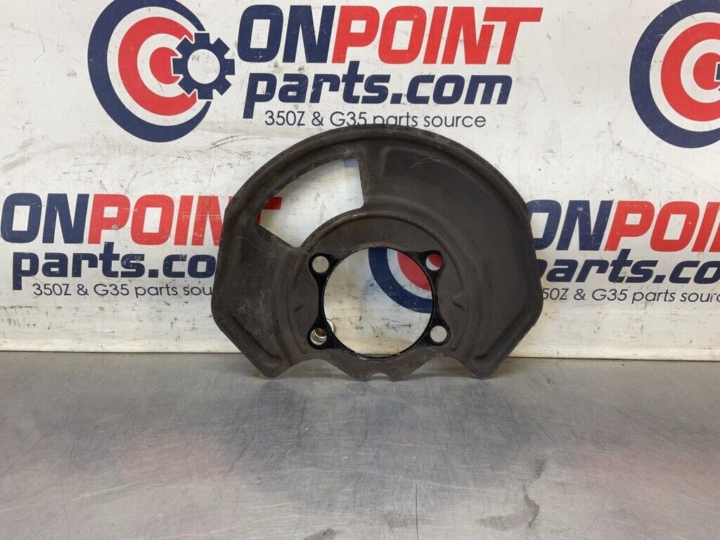 2004 Nissan Z33 350Z Passenger Right Front Brake Dust Cover Oem 25Bdqfi - On Point Parts Inc