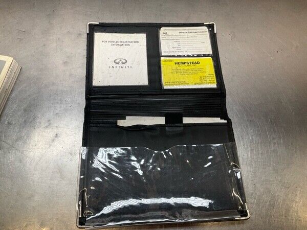 2006 Infiniti V35 G35 Front Passenger Owners Manual Oem 11Be9Fc - On Point Parts Inc