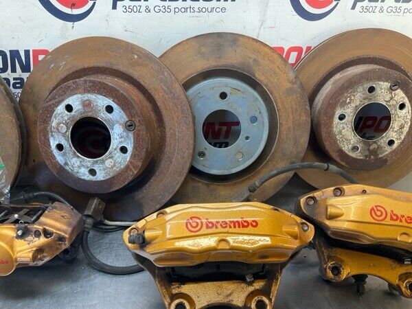 2004 Infiniti V35 G35 Brembo Big Brake Caliper With Lines Hardware Oem 23Bevfi - On Point Parts Inc