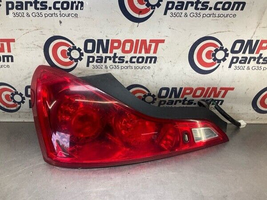 2008 Infiniti V36 G37 Rear Driver Tail Light Assembly Oem 24Bfkf2