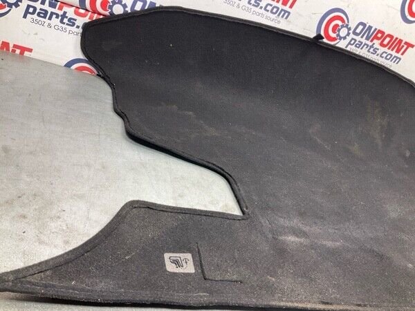 2004 Nissan Z33 350Z Rear Coupe Trunk Carpet Liner Oem 22Bgwf9