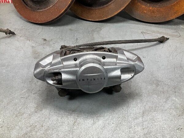 2008 Infiniti V36 G37 Akebono Big Brake Caliper With Lines Hardware Oem 25Bg5F0