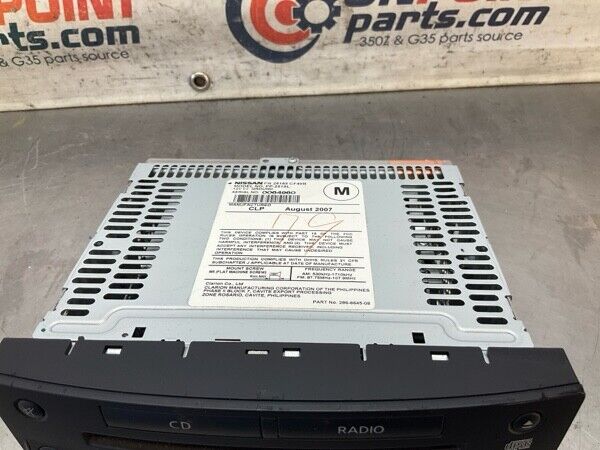 2008 Nissan Z33 350Z Radio Stereo Head Unit Oem 11Bj2Fc - On Point Parts Inc