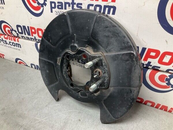 2011 Infiniti V36 G37 Rear Passenger Brake Dust Shield Cover Oem 24Bklfk - On Point Parts Inc