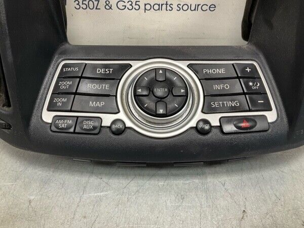 2011 Infiniti V36 G37 Navigation Control Switches Oem 24Bklfc