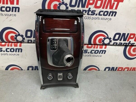 2011 Infiniti V36 G37 Front Automatic Shifter Bezel Trim Oem 24Bklfc - On Point Parts Inc
