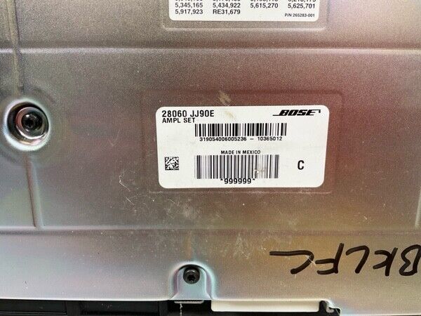 2011 Infiniti V36 G37 Rear Bose Stereo Radio Amplifier Module Oem 24Bklfc - On Point Parts Inc