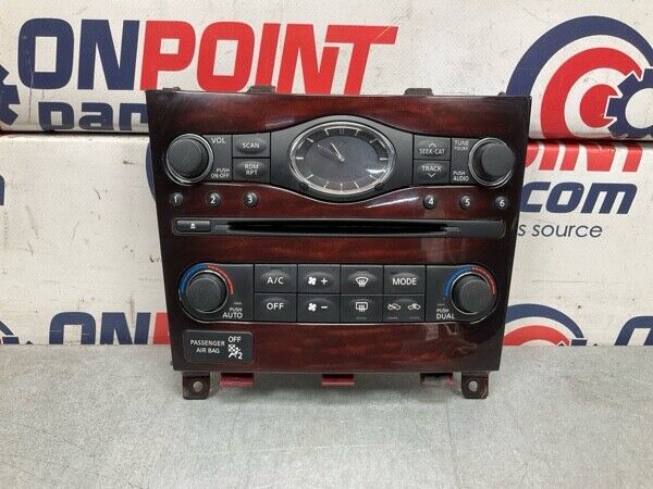 2011 Infiniti V36 G37 Front Center Dash Radio Bezel Trim Oem 24Bklfc - On Point Parts Inc