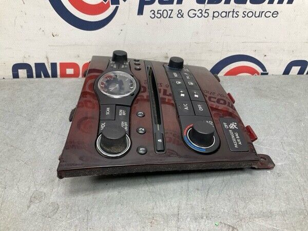 2011 Infiniti V36 G37 Front Center Dash Radio Bezel Trim Oem 24Bklfc - On Point Parts Inc