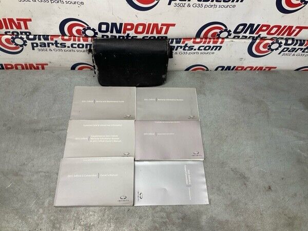 2011 Infiniti V36 G37 Owners Manual Case Oem 24Bklfc - On Point Parts Inc
