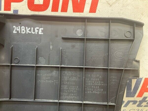 2011 Infiniti V36 G37 Front Passenger Lower Kick Panel Trim Oem 24Bklfe - On Point Parts Inc