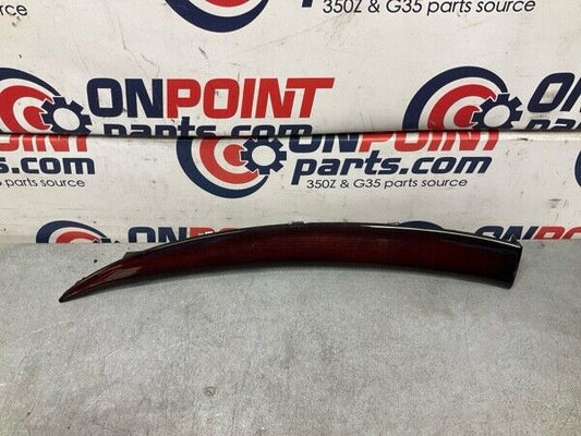 2011 Infiniti V36 G37 Front Passenger Dash Wood Grain Trim Oem 24Bklfe - On Point Parts Inc
