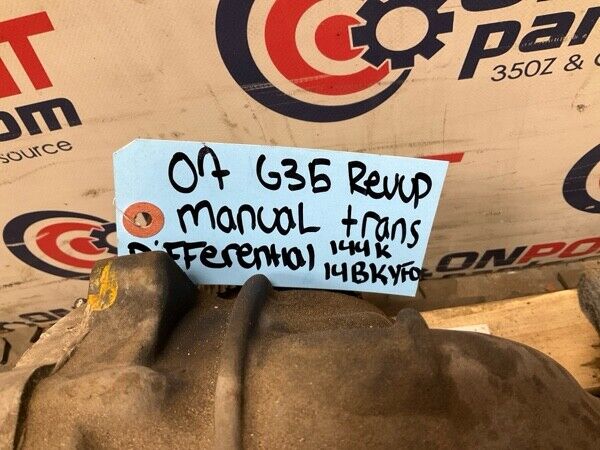 2007 Infiniti V35 G35 Rear Vlsd Differential 3.538 Mt Oem 14Bkyf0 - On Point Parts Inc