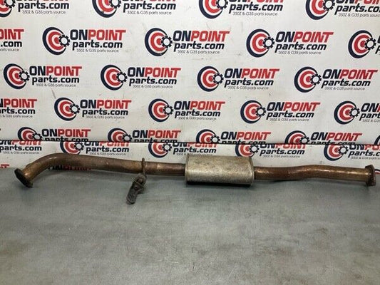 2007 Infiniti V35 G35 Exhaust Mid Pipe Resonator Oem 14Bkyf0