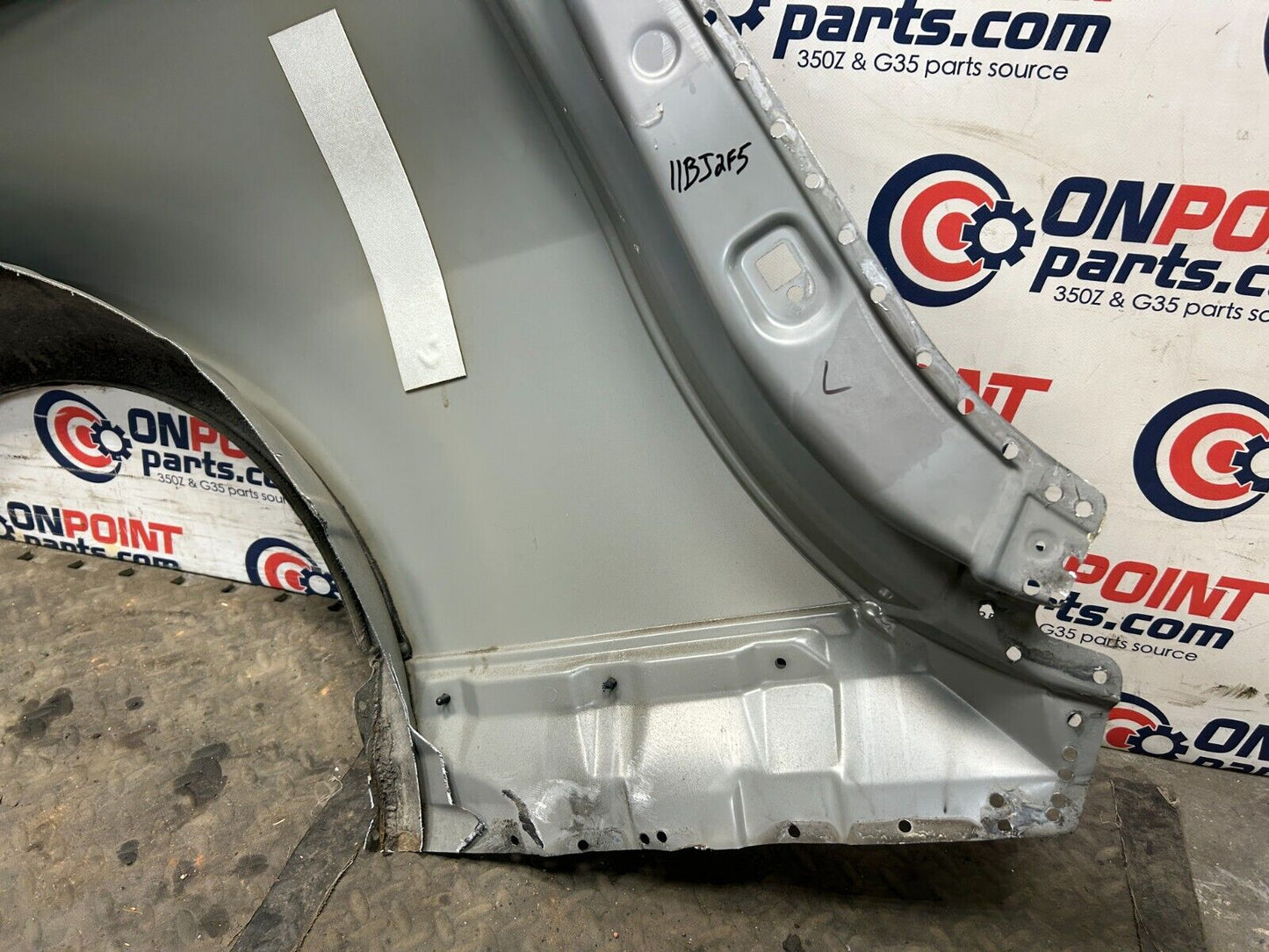 2008 Nissan Z33 350Z Rear Driver Quarter Fender Panel Oem 11Bj2F5 - On Point Parts Inc