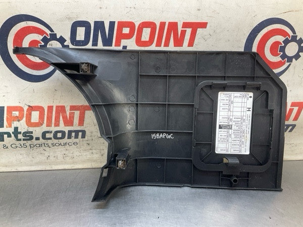 2004 Nissan Z33 350Z Front Driver Lower Kick Fuse Panel Trim Oem 15Bapgc - On Point Parts Inc